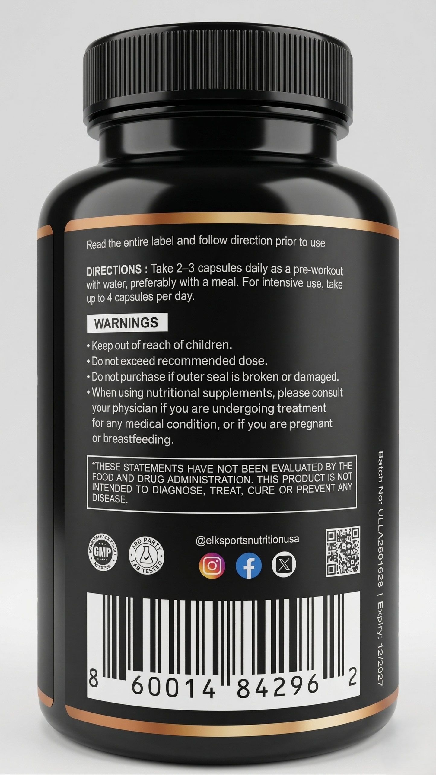 L- Arginine - Elk Sports nutrition
