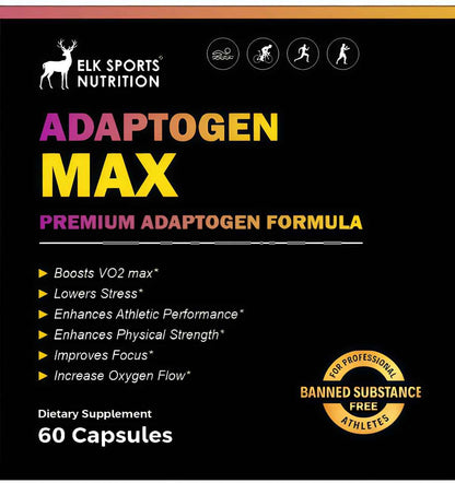 Adaptogen Max 60 Caps - ELK - ELK SPORTS NUTRITION