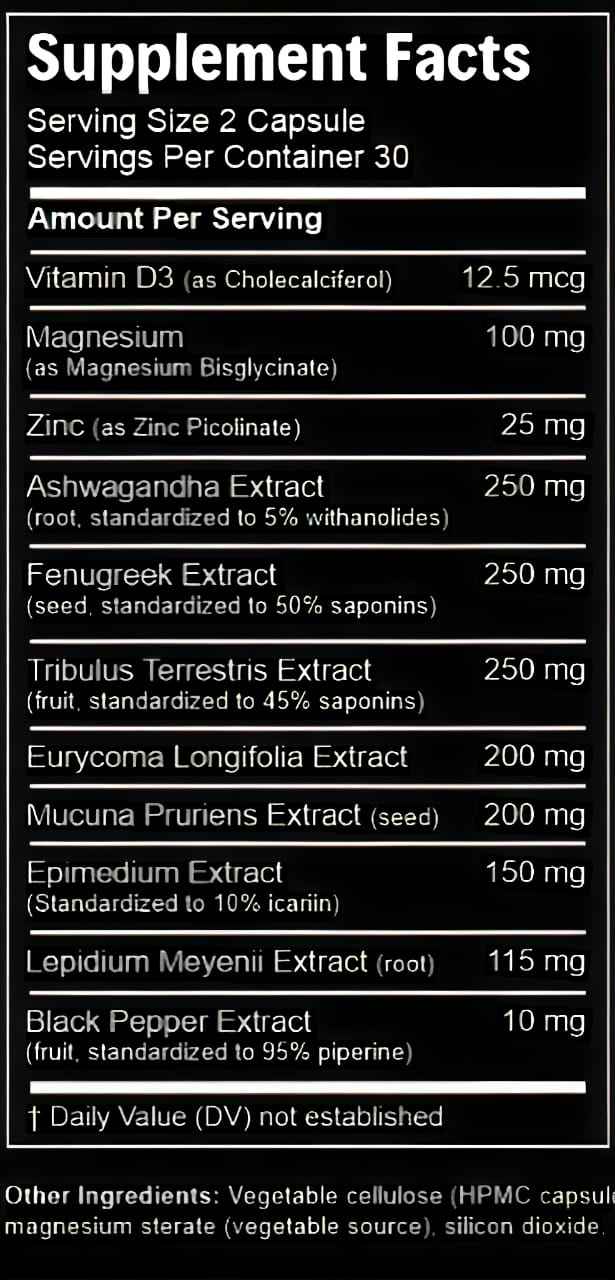 Alpha Drive 60 Caps - ELK - ELK SPORTS NUTRITION