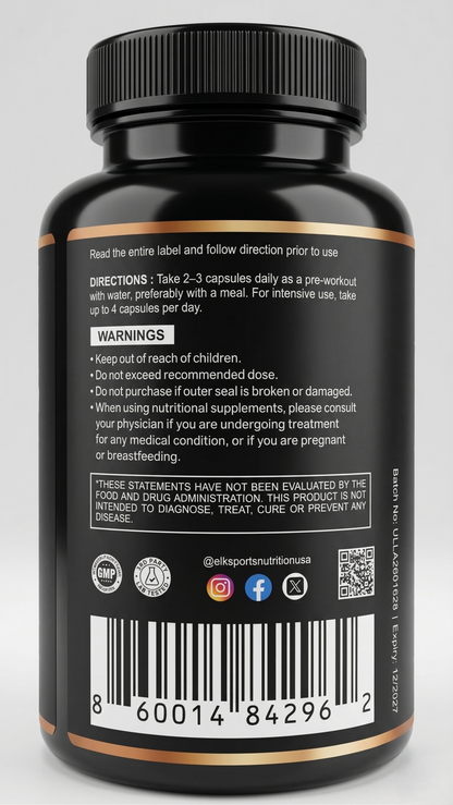 L- Arginine - Elk Sports nutrition