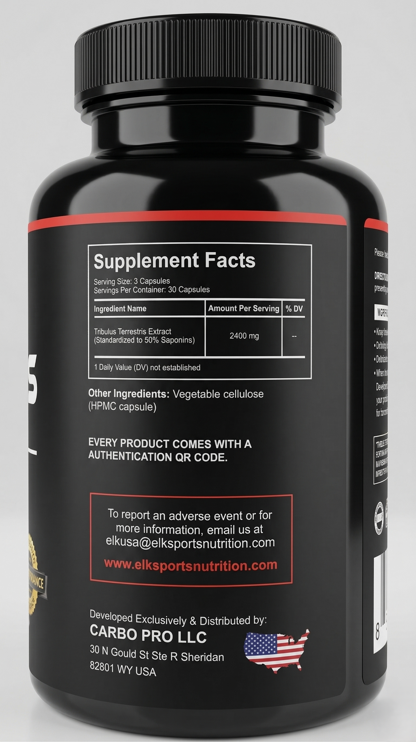 Tribulus  90 Caps - Elk Sports Nutrition