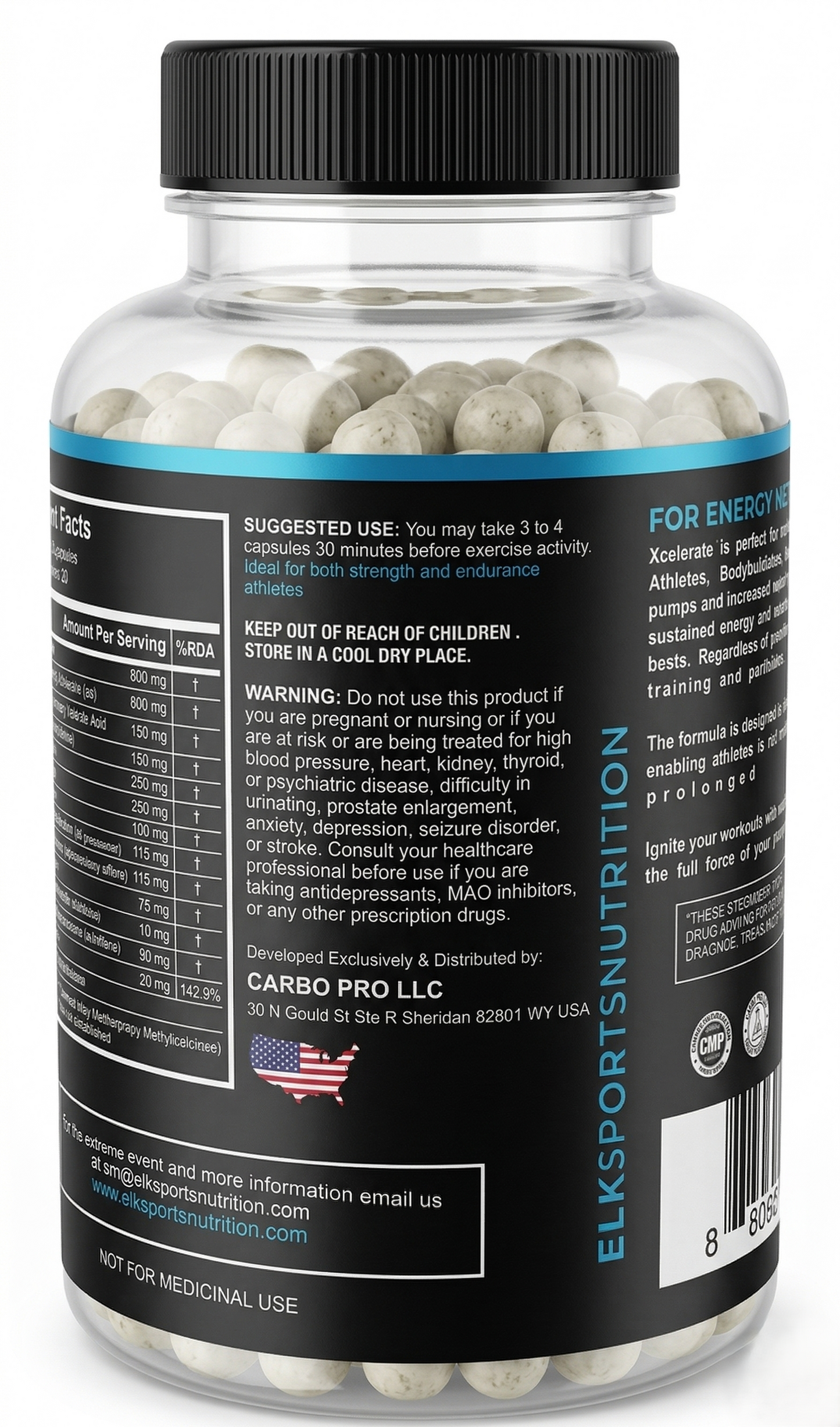 Xcelerate 120 Caps - ELK